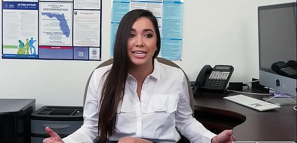  Karlee Grey Squirted All Over On Coworkers Desks